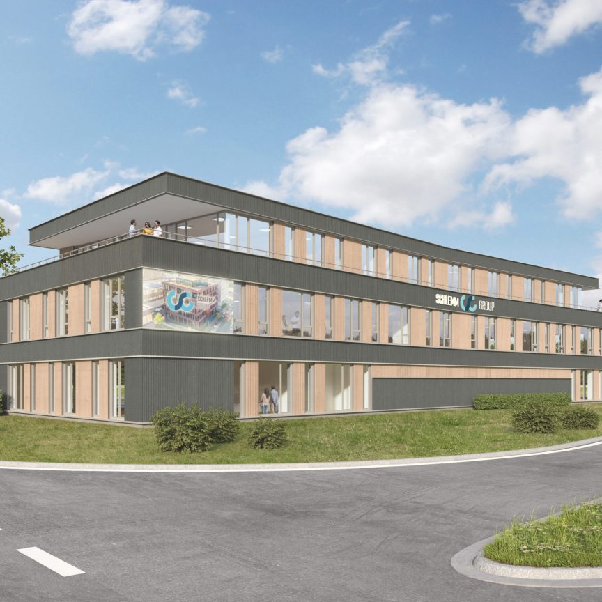 2025-01-21_Neubau Gewerbepark Langenberg Perspektive Straße